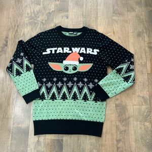 Star Wars Black and Green Crewneck Sweater